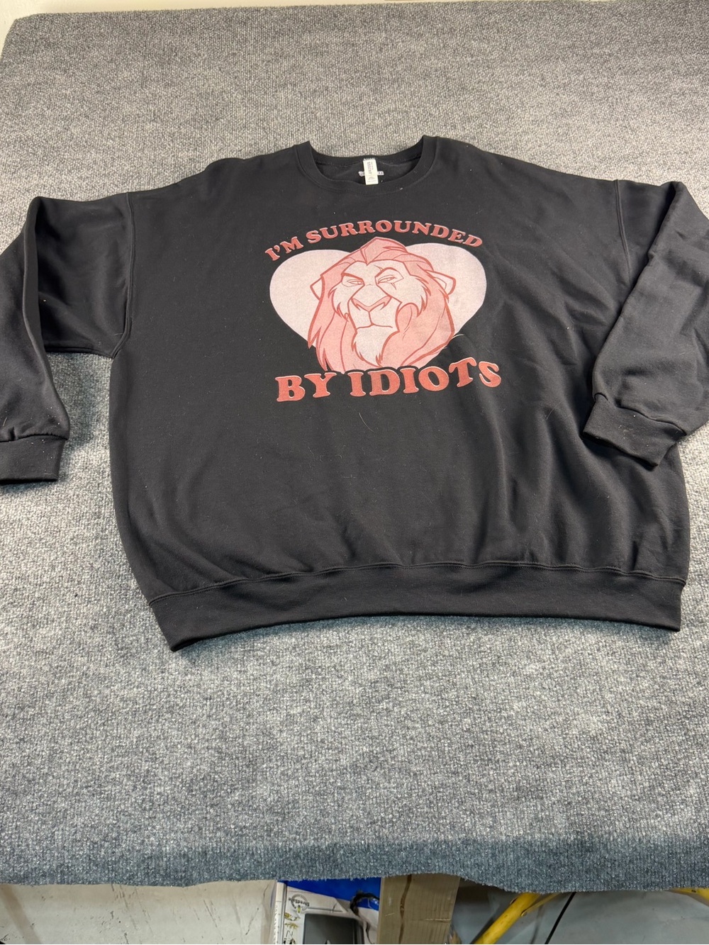Disney Lion King “Surrounded By Idiots” Scar Sweatshirt 3XL 😂🦁